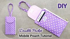 EASY METHOD !!! Mobile bag cutting and stitching | Mobile pouch making at home | DIY Cell Phone Bag