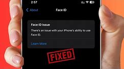 How To Fix There's An Issue With Your Phone's Ability To Use Face ID | Face ID Not Working On iPhone