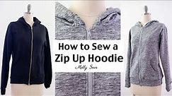 Sew Zip Up Hoodie