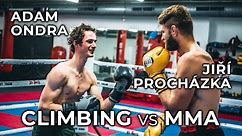 MMA Champion Jiří Procházka ✊ vs Pro Climber Adam Ondra | Mixit