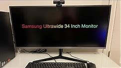 SAMSUNG 34-Inch SJ55W Ultrawide Gaming Monitor (LS34J550WQNXZA)