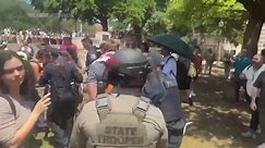 Texas police arrest several demonstrators at University of Texas