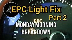 MMB: VW EPC LIGHT - Causes / Fixes