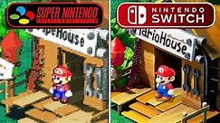 Super Mario RPG - SNES vs SWITCH ( Full Comparison )