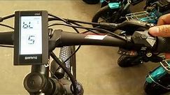 How to set the HMI Display Bafang C961 for your electric bicycle