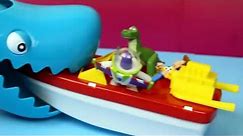 Woody, Buzz Lightyear & Rex Shark Attack Shark tries to eat Buzz Lightyear & Woody