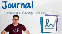 Journal - The New Microsoft Garage Project
