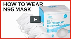 How to wear N95 Mask (w/ Caption)