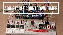 Arduino Adjustable Countdown Timer