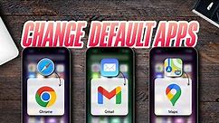 How to Change Default Apps on iPhone in iOS 16 | Set Default Browser, Mail