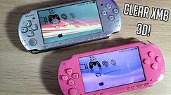 PSP Custom Theme Showcase: Clear XMB Black CTF V10 (3D) - Beautiful Simple Theme With Multiple Color