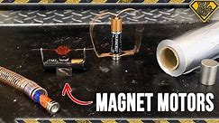 4 Simple Magnet Motors You Can Make at Home! The TKOR How To Make A Magnet Motor Guide!