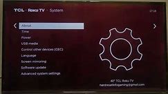 How to Reboot the System in TCL Roku TV 2024 - Soft Reset