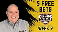 Craig's 5 Free NCAAF Expert Picks - Week 9