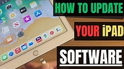 How To UPDATE Your iPad Software - Check For LATEST Updates