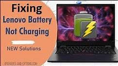 How To Fix Laptop Plugs In Not Charging Troubleshooting Testing ThinkPad Lenovo 2 Batteries Models