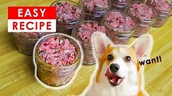 BEST HOMEMADE DOG FOOD RECIPE - MADE EASY!!!