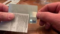 Vanilla Visa Credit Card Unboxing | CREDIT CARD JUNKIE