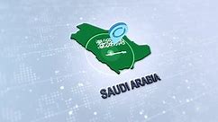 Saudi Arabia Map With Marker