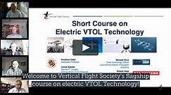 eVTOL Technology Short Course, June 2021