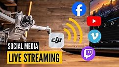 How to Live Stream to Social Media from ANY Drone (DJI Fly App Tutorial)