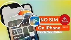 How To Fix the 'No SIM Card' Error on Your iPhone iOS 16 | iPhone SIM card Issue