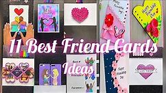 Best friend card ideas / Card ideas for best friend / Friendship day card
