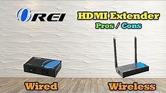 Wireless and Wired HDMI Extender Long Distance Comparison - Best Way to Send HDMI Signal