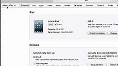 Sync iTunes with iPad or iPhone