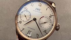 IWC Portugieser Automatic 7 Day IW5007-01 IWC Watch Review