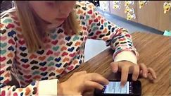 Student explains how she uses iPod for education