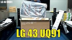 LG UQ91 43" Unboxing, Setup, Test and Review with 4K HDR Demo Videos 43UQ91