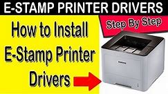 Estamp Printing Drivers Installation for Samsung MF 3220 detail explanation ~ clbr