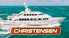 Christensen Tri-Deck Superyacht in Waves