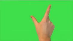 FREE Green screen hand gestures #2