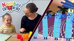 @Numberblocks- Ways to Make Five! 🖐 | Block Play | Learn to Count