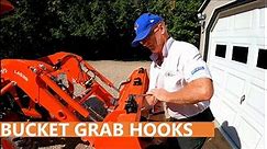61 - Install Bolt On Bucket Hooks - Kubota LX2610 compact tractor
