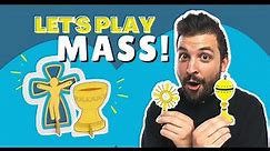Let's play Mass with Fr. Tim and this Pop OUT Mass Kit!