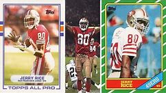 Top 10 Most Valuable Jerry Rice Football Cards From The 1980s! (PSA Graded)