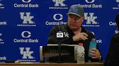 Kentucky football coach Mark Stoops after win over Akron