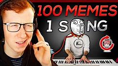 Patterrz Reacts to "100 MEMES in 1 SONG (in 10 minutes)"