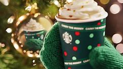 Starbucks - Festive to the fullest. ✨ Caramel Brulee Latte