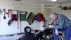 Harley Brake light Stay On - Easy Fix