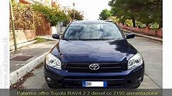 PALERMO, TOYOTA RAV4 CC 2190 ALIMENTAZIONE DIESEL