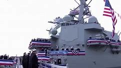 US warship shoots down attack drones over the Red Sea