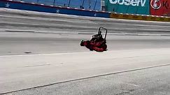 Making laps at Texas Motor Speedway with this Kubota Tractor Corporation zero turn! Might be on a pole run! #NewTrackRecord #Practice | Ben Rhodes