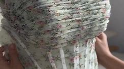 Making a corset top floral print tulle prom dress #dresses #fashion #gown #weddingseason #sewingproject | Miss Jophiel