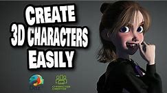 Creating 3D Characters Easily - Without Sculpting