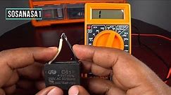 how to test a fan capacitor/condenser using a digital multimeter very easy way (method #2)