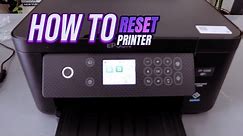 How To Reset Epson Printer| How to Reset Factory Default of Epson Printer